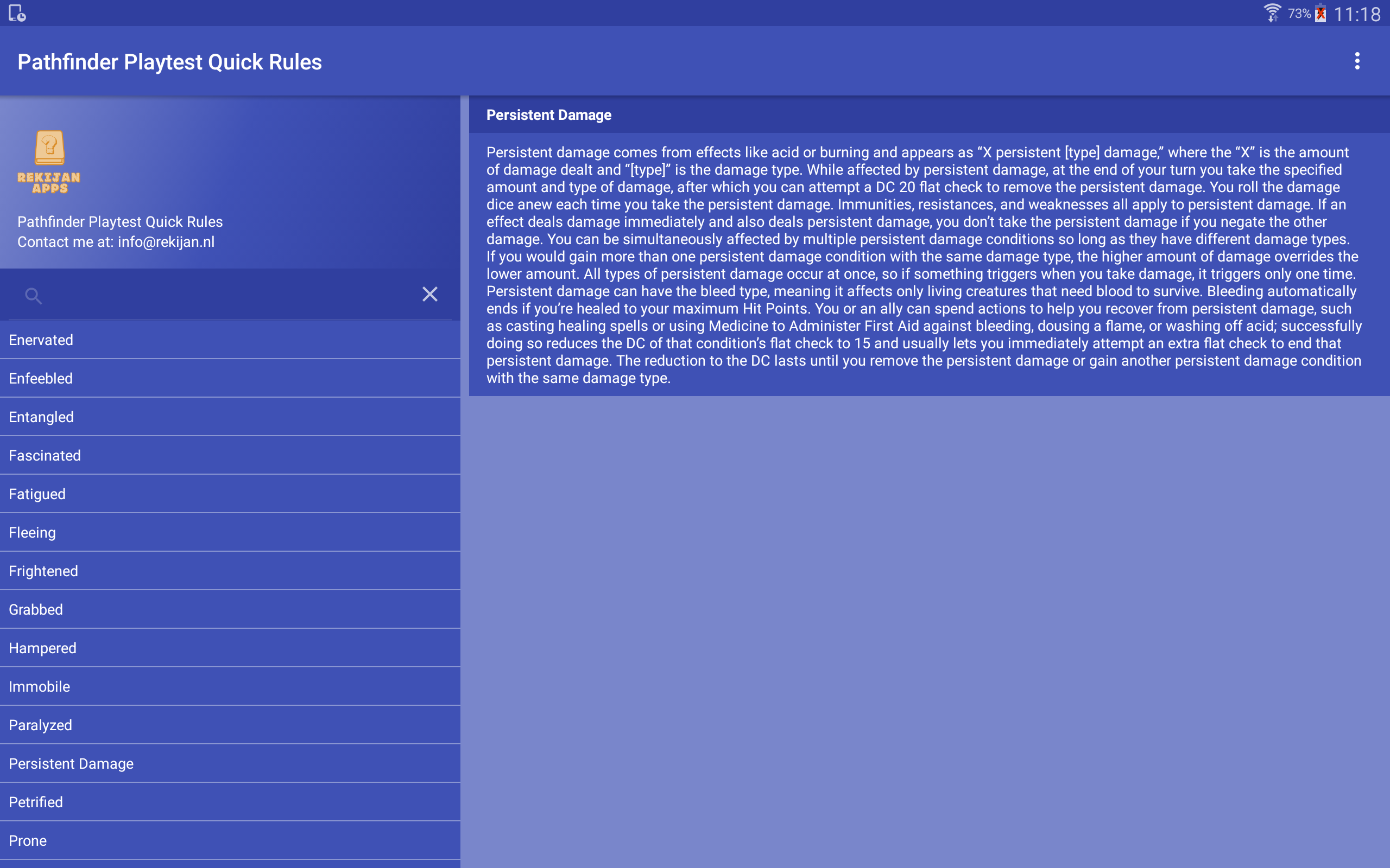 Playtest Quickrules screenshot